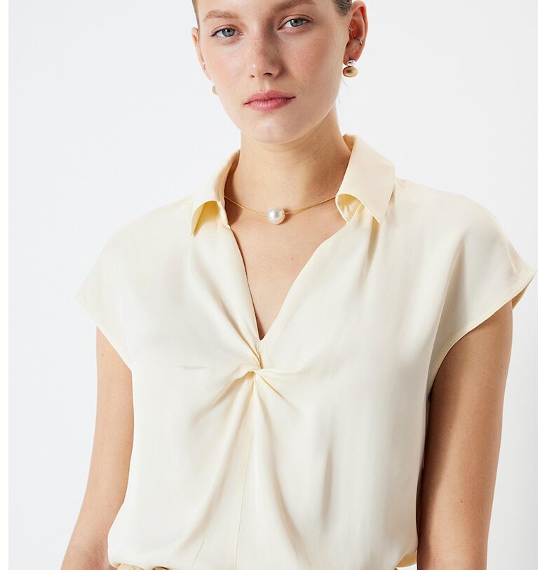 Блуза с усукан детайл Ipekyol