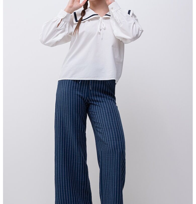 Блуза с яка Pieces