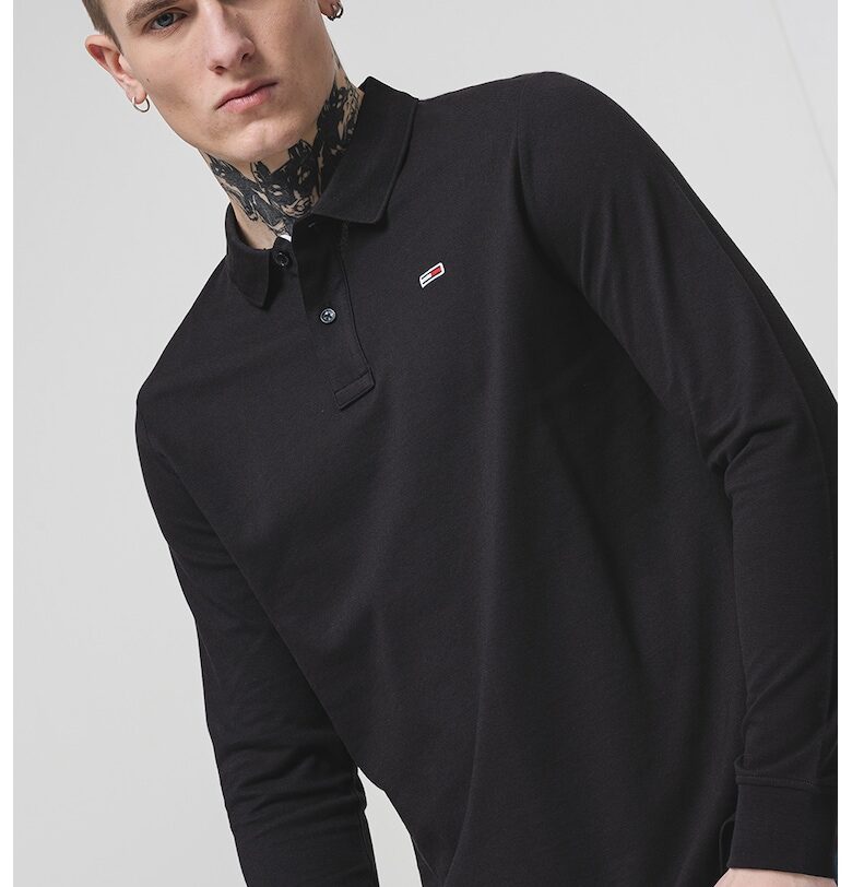 Блуза с яка Tommy Jeans