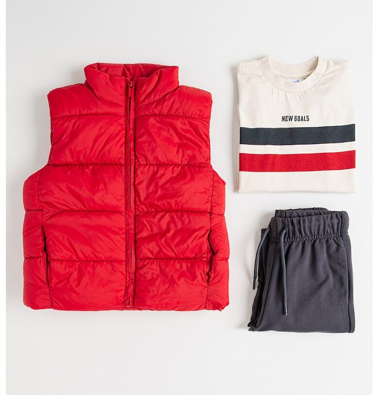 Блуза - спортен панталон и елек - 3 части Mayoral