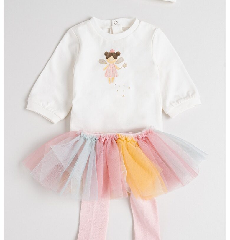 Боди - бандана - чорапогащник и пола от тюл - 4 части Mayoral