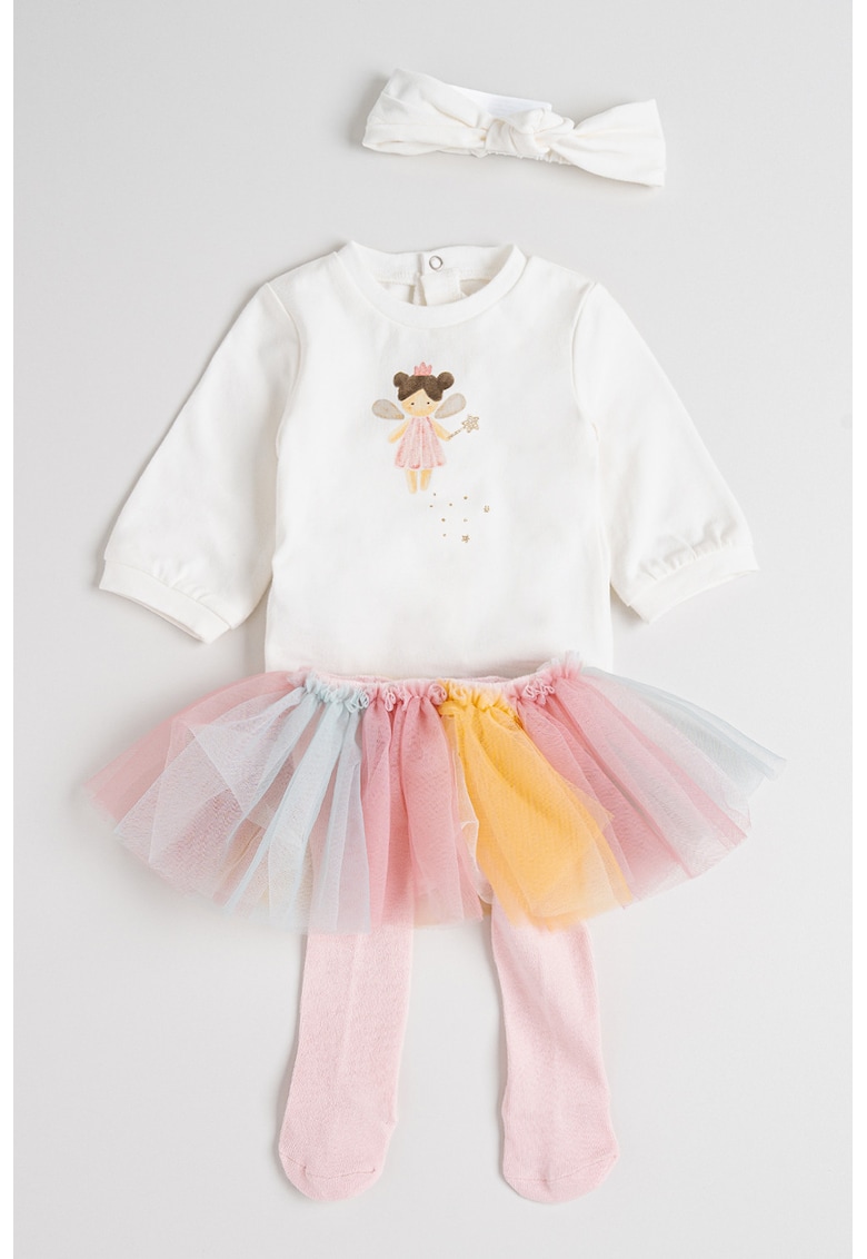 Боди - бандана - чорапогащник и пола от тюл - 4 части Mayoral