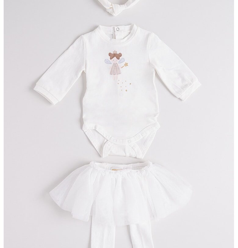 Боди - бандана - чорапогащник и пола от тюл - 4 части Mayoral