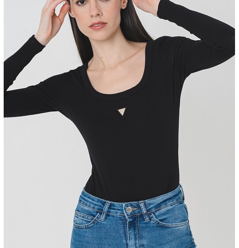 Боди с дълги ръкави GUESS