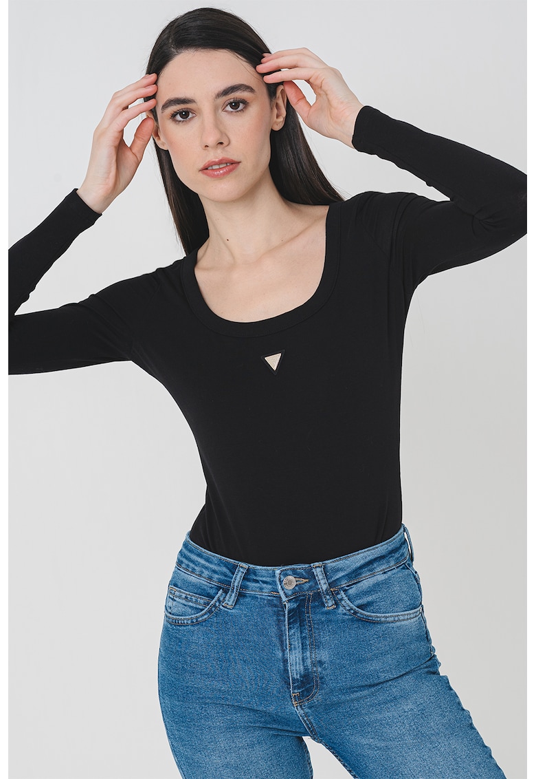 Боди с дълги ръкави GUESS