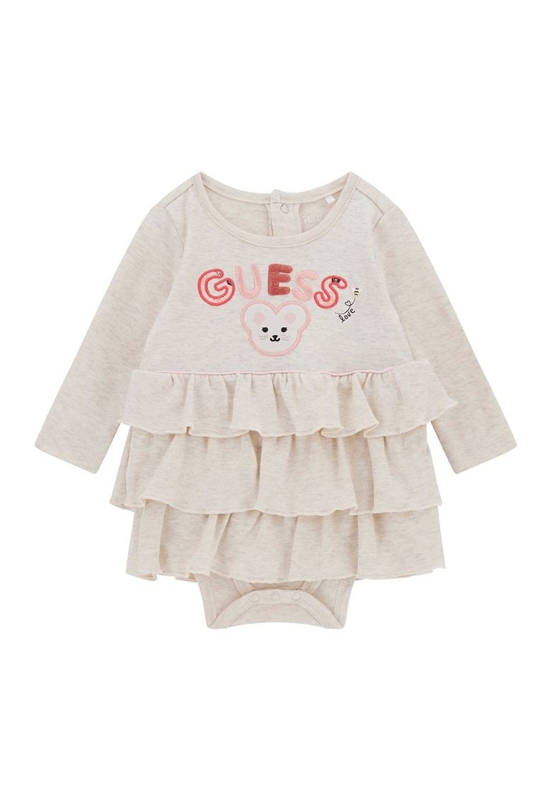 Боди с дълги ръкави и набирания GUESS KIDS