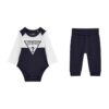 Боди с дълги ръкави и панталон - 2 части GUESS KIDS