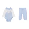 Боди с дълги ръкави и панталон - 2 части GUESS KIDS
