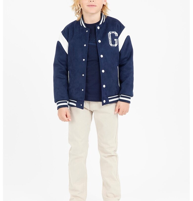 Бомбър яке с паднали ръкави GUESS KIDS