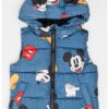 Ватиран елек с дизайн на Mickey Mouse OVS