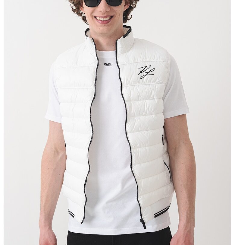 Ватиран елек с лого Karl Lagerfeld