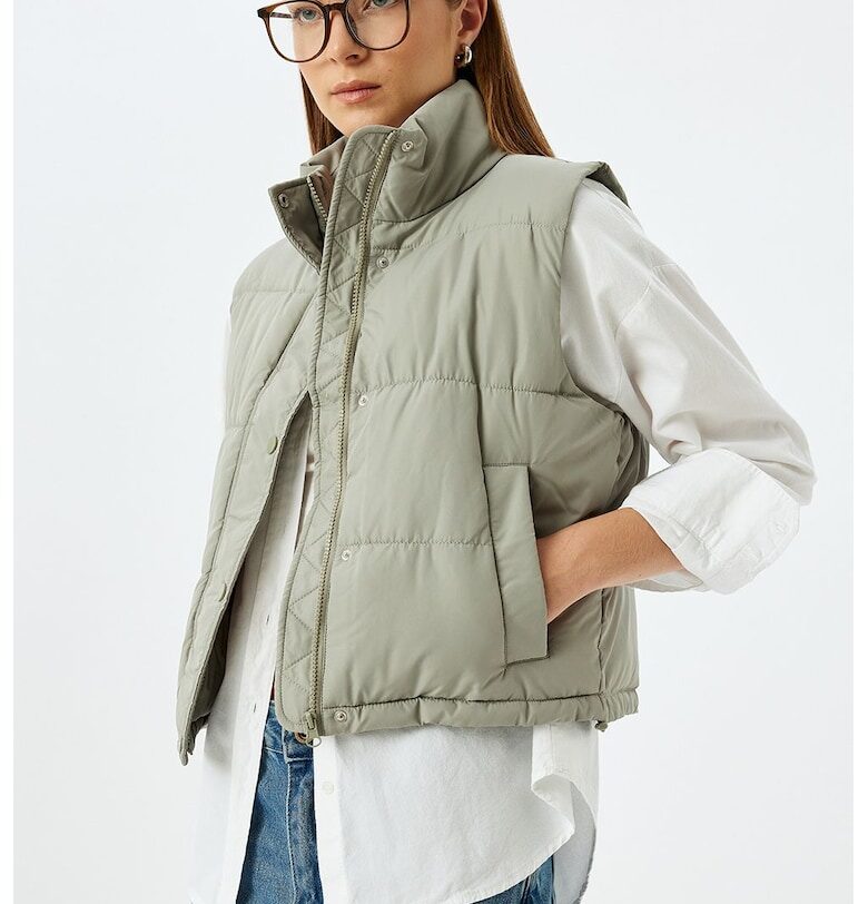 Ватиран елек с цип KOTON