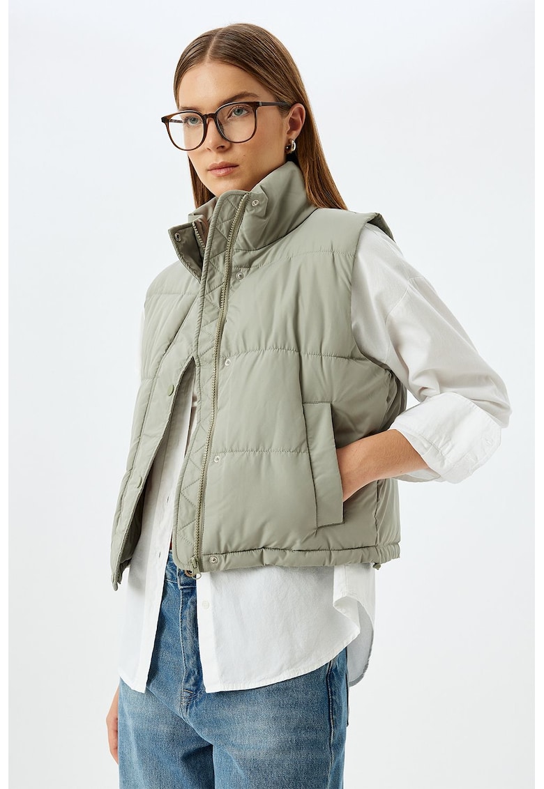 Ватиран елек с цип KOTON