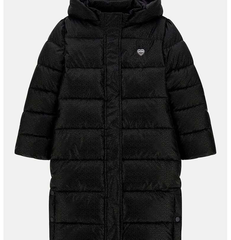 Ватирано зимно яке с качулка GUESS KIDS