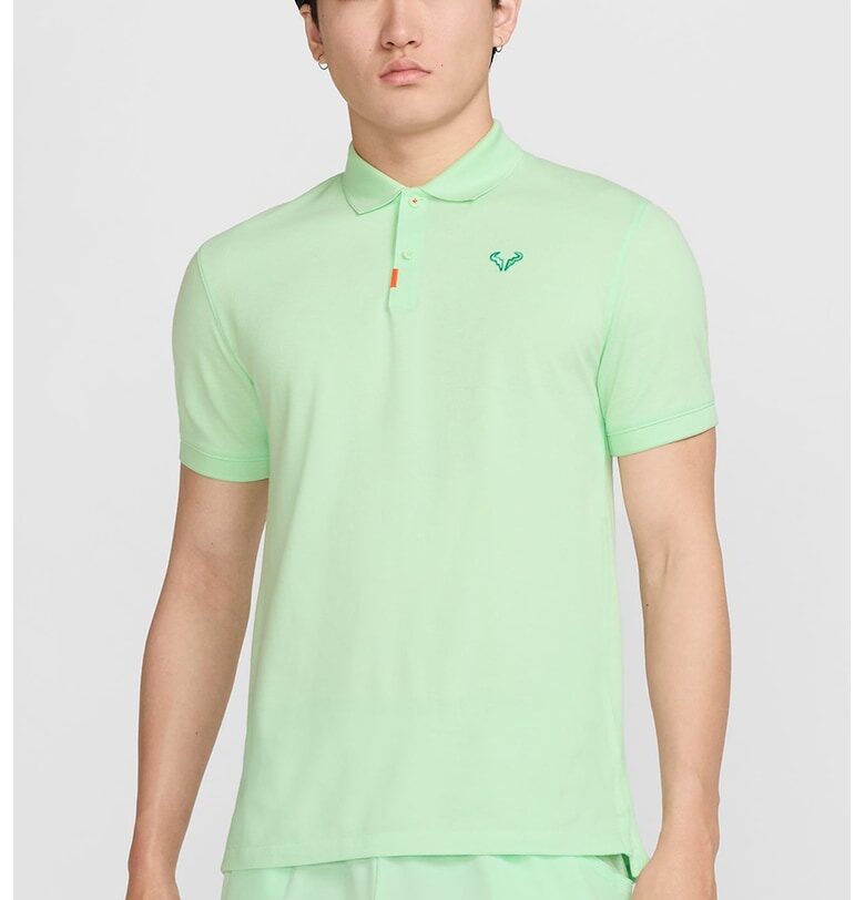 Вталена тениска за тенис Dri-Fit Rafa с яка Nike