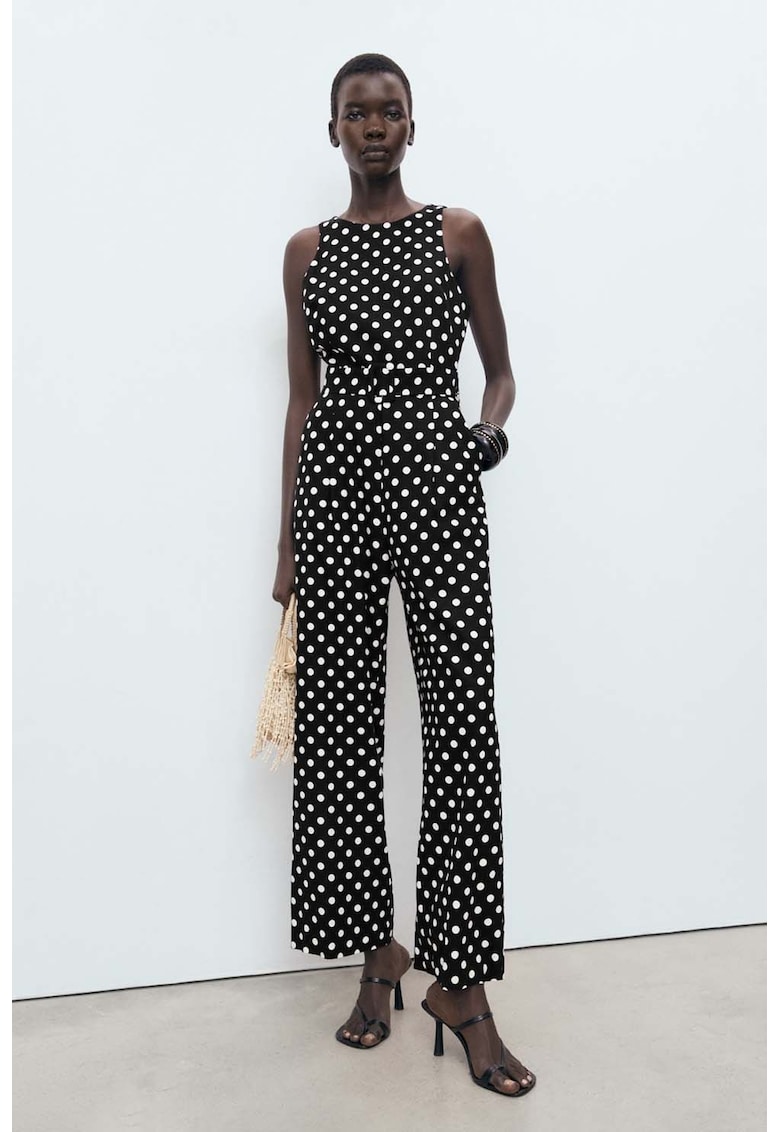 Гащеризон с лен и точки Mango