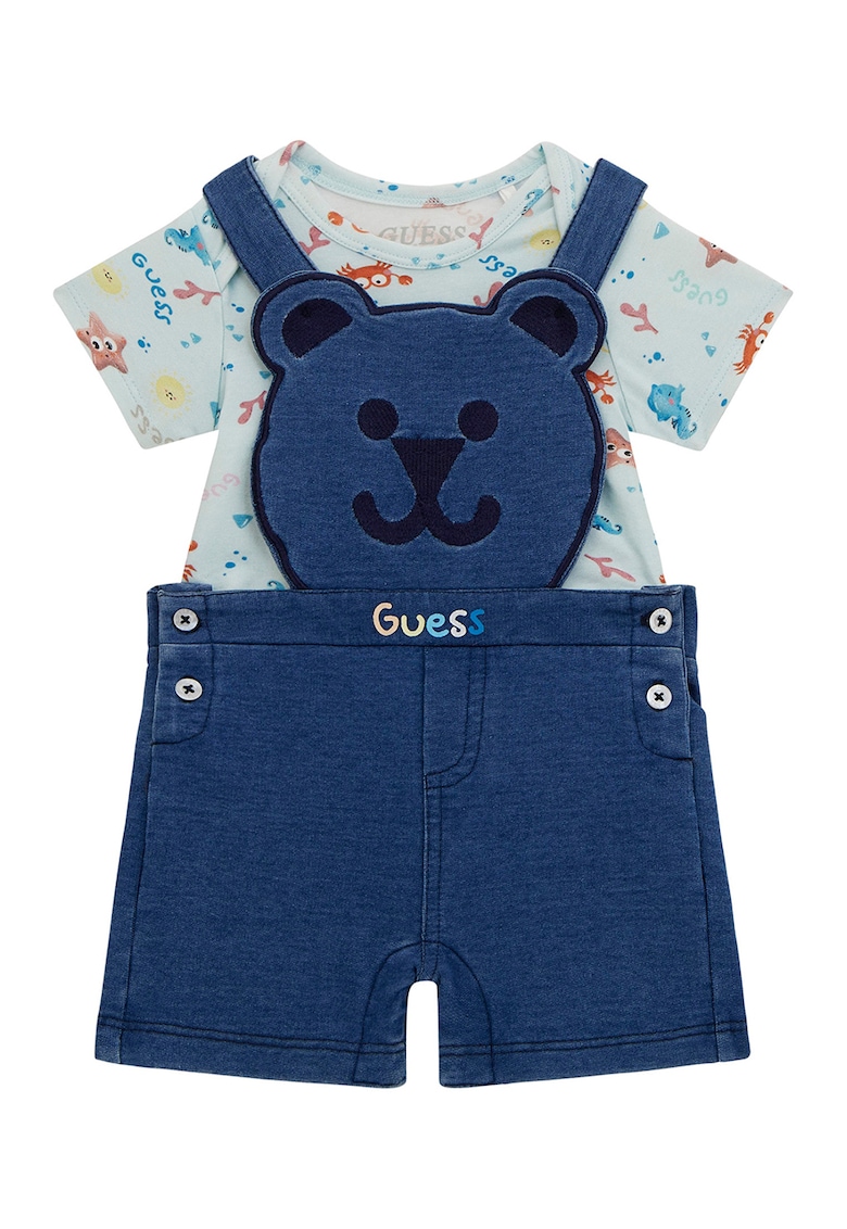 Гащеризон с памук и боди - 2 части GUESS KIDS