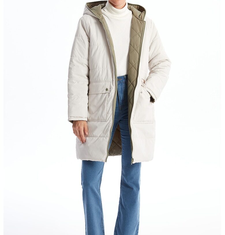 Двулицево зимно яке с качулка LC WAIKIKI