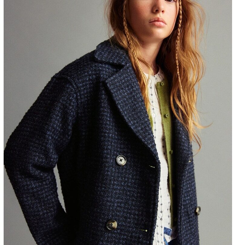 Двуредно яке от туид Mango