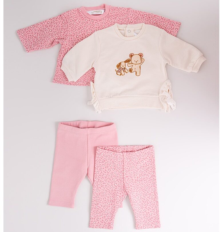 Десенирана блуза и панталон - 3 части Mayoral