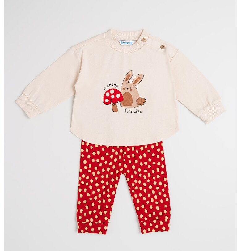 Десенирана блуза и панталон Mayoral