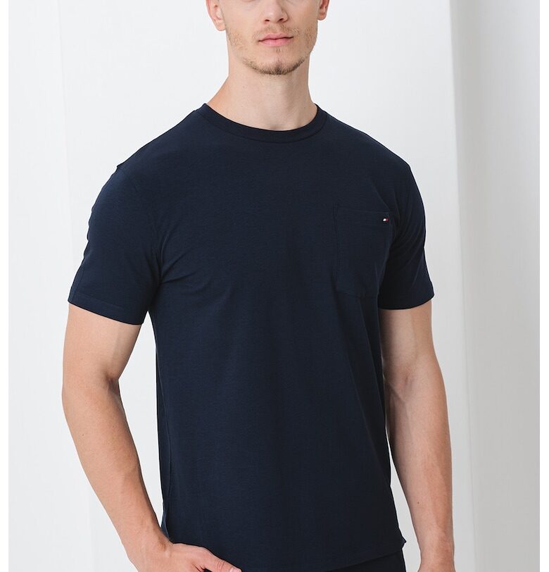 Домашна тениска с модал с овално деколте Tommy Hilfiger