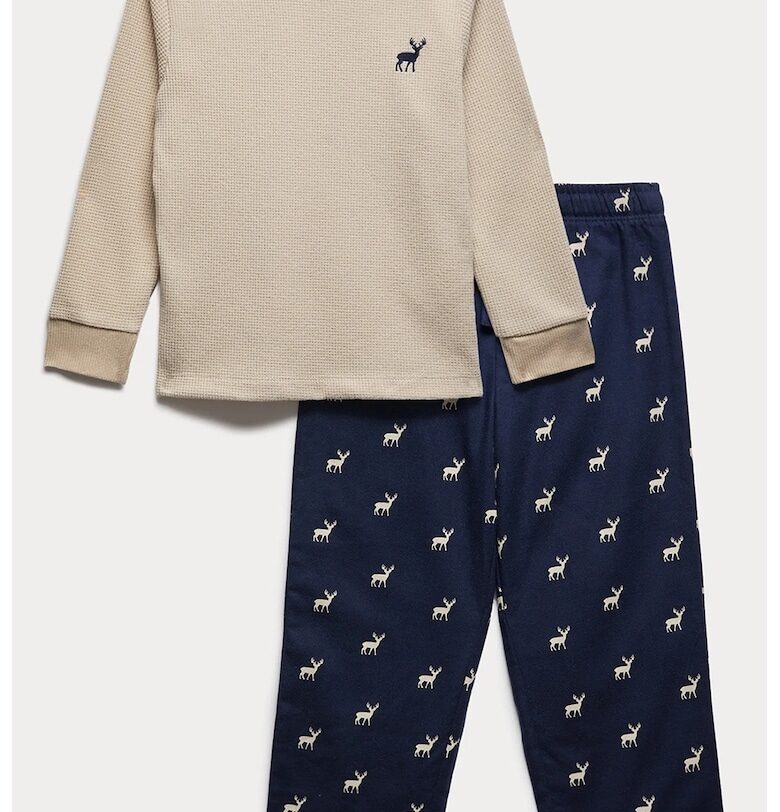 Дълга десенирана пижама Marks  Spencer