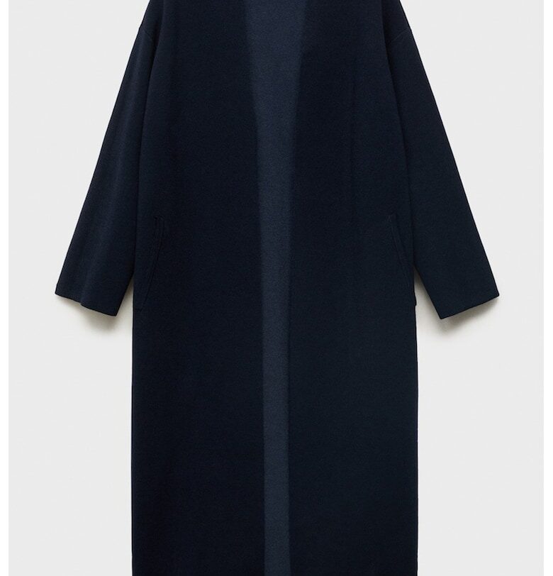 Дълга плетена жилетка Mango