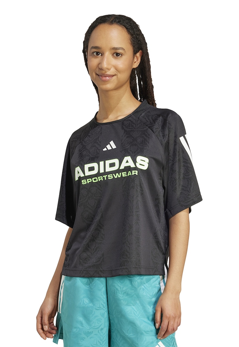 Дълга тениска с шарка adidas Sportswear