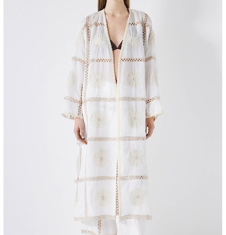 Дълго яке с бродерии Ipekyol