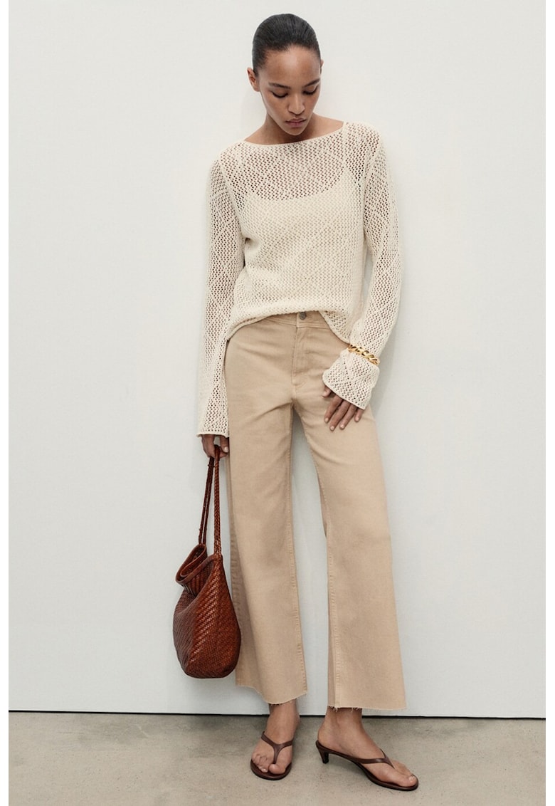 Дънки Catherin с широк крачол Mango