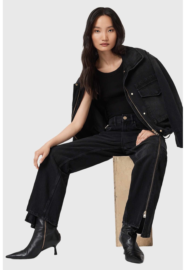 Дънки Frankie с декоративни ципове AllSaints