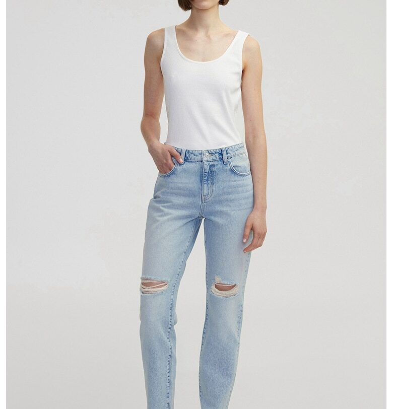 Дънки Mom със захабен ефект Ipekyol