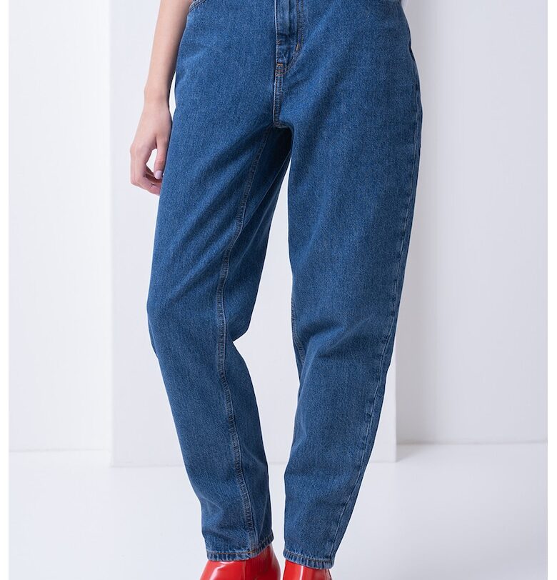 Дънки Mom със семпъл дизайн HUGO