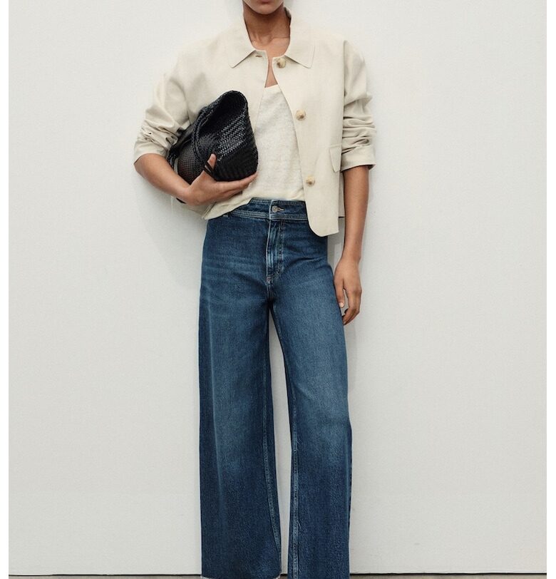 Дънки без подгъв Mango