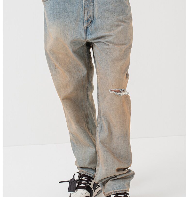 Дънки деграде с паднало дъно HUGO