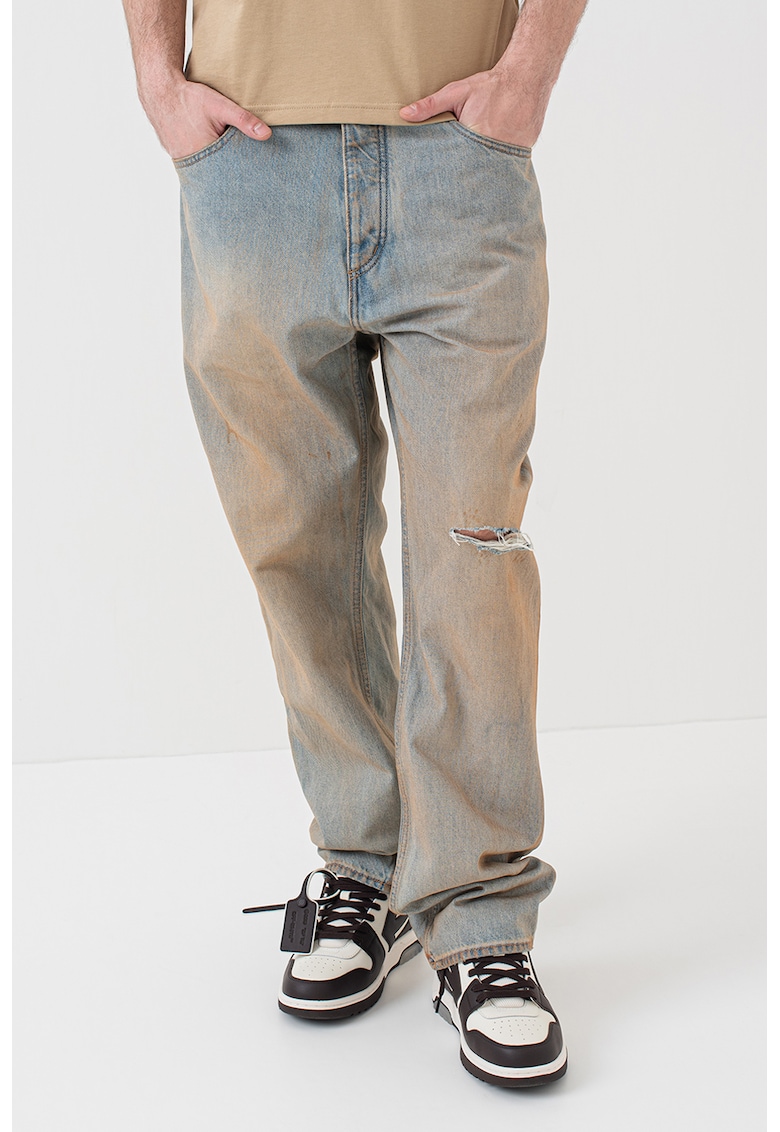 Дънки деграде с паднало дъно HUGO