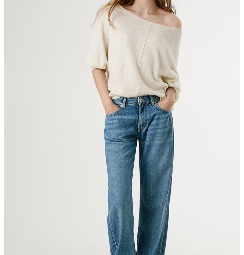 Дънки с висока талия Pepe Jeans London