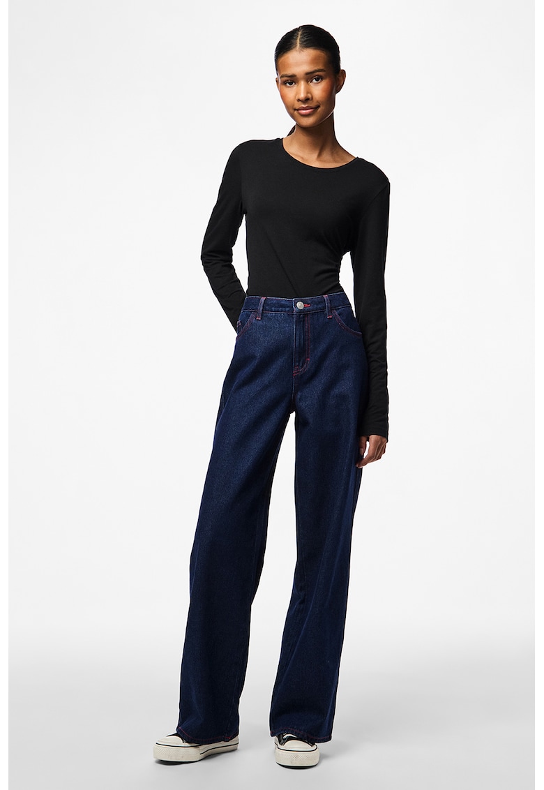 Дънки с висока талия Pieces