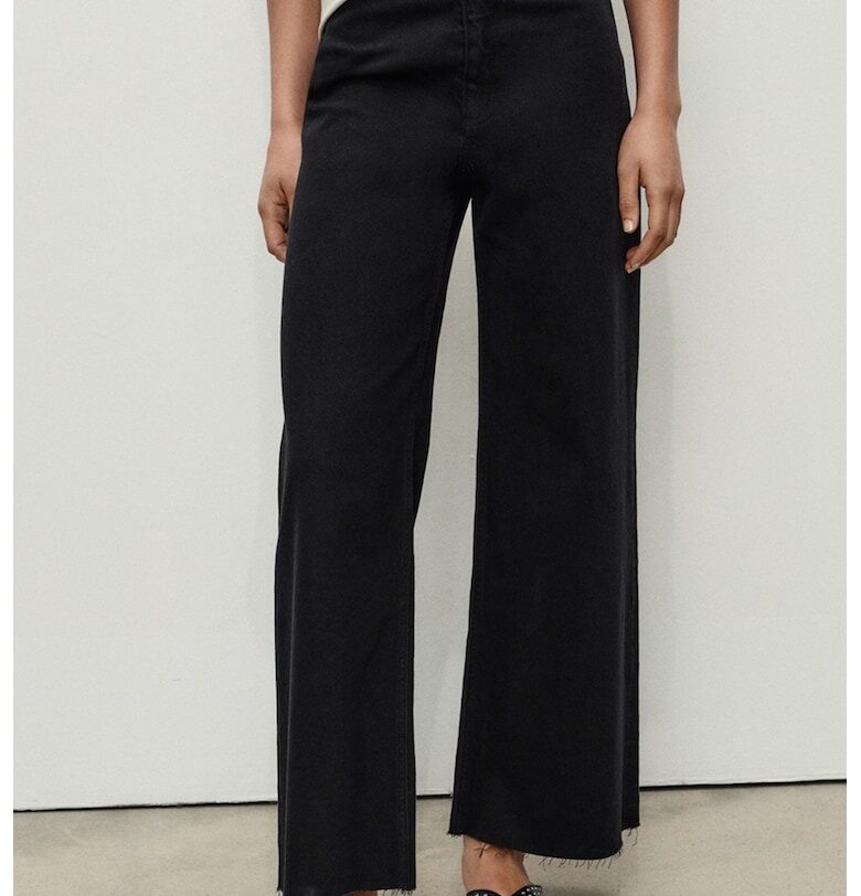 Дънки с широк крачол Mango