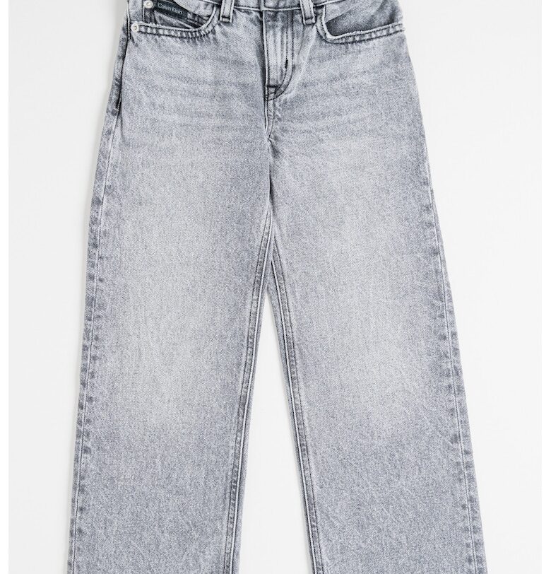 Дънки с широк крачол и висока талия CALVIN KLEIN