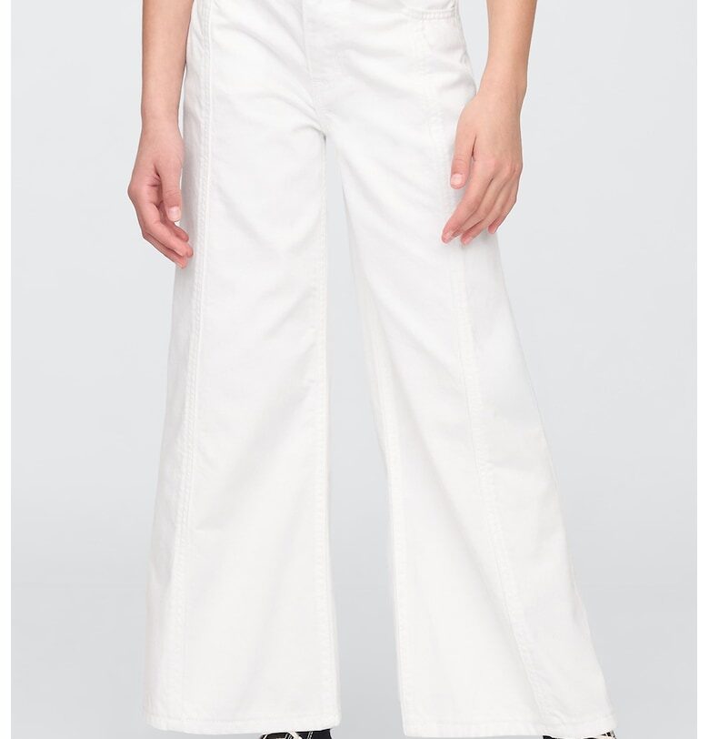 Дънки с широк крачол и висока талия GAP