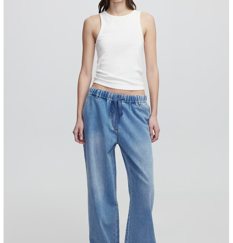 Дънки с широк крачол и връзки Ipekyol