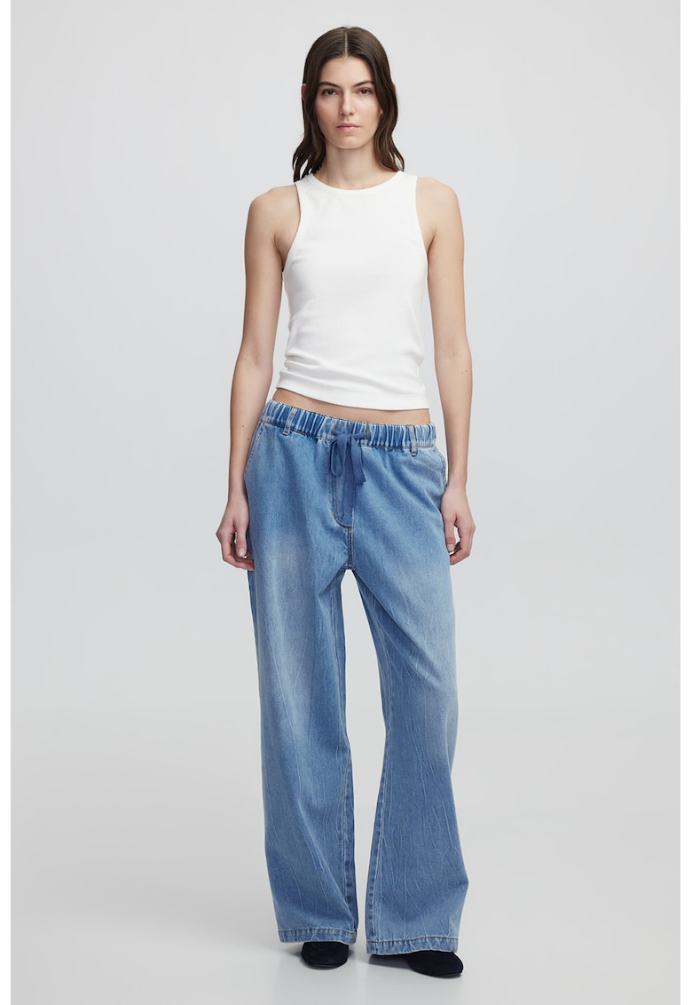 Дънки с широк крачол и връзки Ipekyol