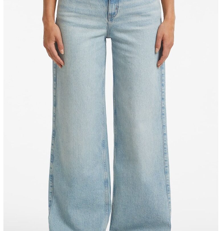 Дънки с широк крачол и захабен ефект GUESS JEANS