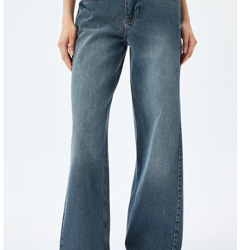 Дънки с широк крачол и средна талия KOTON