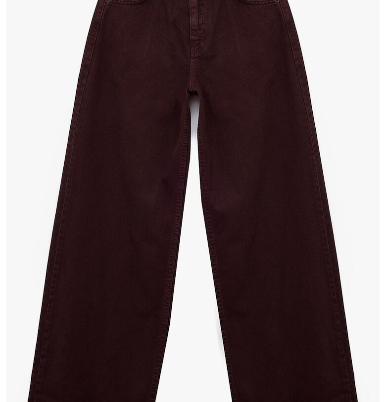 Дънки с широк крачол със средновисока талия KOTON