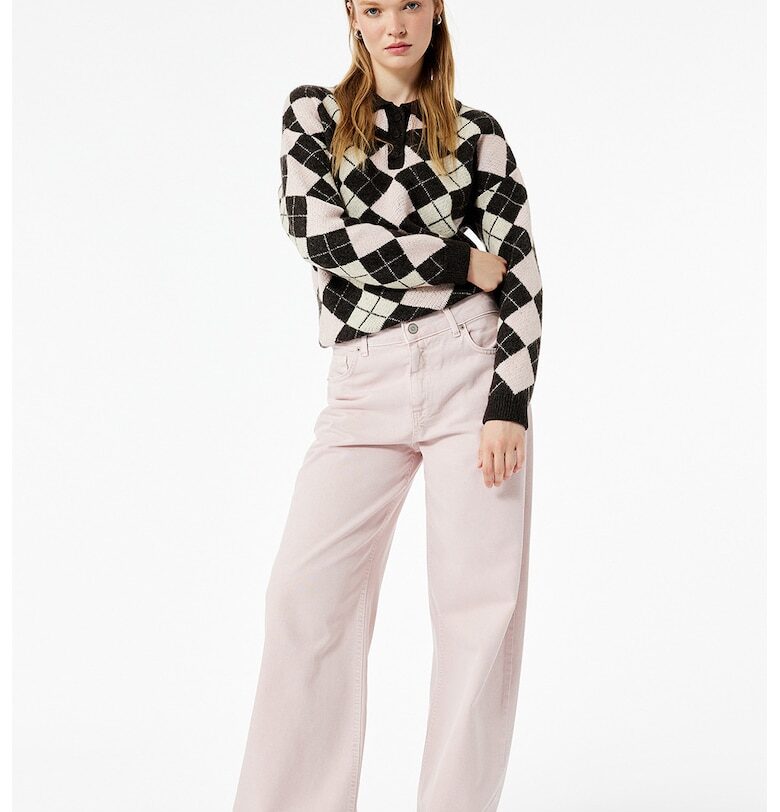 Дънки с широк крачол със средновисока талия KOTON