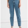 Дънки стил Mom Fit със средновисока талия CALVIN KLEIN JEANS