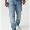 Дънки със свободна кройка и захабен ефект CALVIN KLEIN JEANS